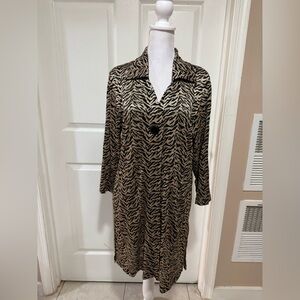 Chicos Large Animal Print Women's Dress
